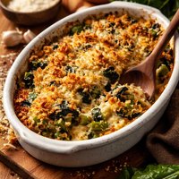Swiss Chard and Leek Gratin