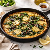 Swiss Chard and Potato Frittata