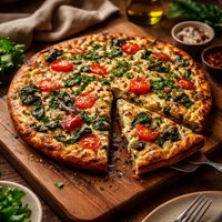 Swiss Chard and Tomato Frittata