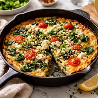 Swiss Chard Goat Cheese Frittata
