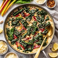 Swiss Chard in Sauce Gruyere