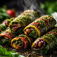 Swiss Charred by Greek Dolmades