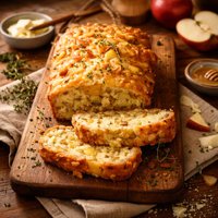 Swiss Cheese and Apple Breakfast Loaf
