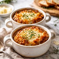 Swiss Cheese Parmesan Onion Soup