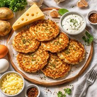 Swiss Cheese Potato Pancakes