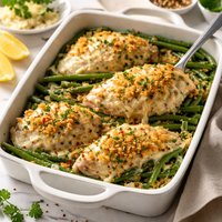 Swiss Chicken and Green Bean Bake