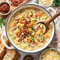 Swiss Ham Potato Soup