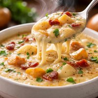 Swiss Potato and Cheese Soup