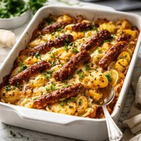 Swiss Potato Sausage Bake