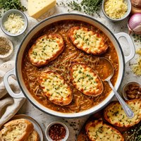 Swiss Style Onion Soup