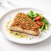 Swordfish with Almond Crust