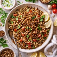 Syrian Noodles with Lentils