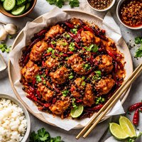 Szechuan Peppery Hot Chicken