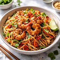 Szechuan Shrimp Noodle Salad