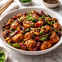 Szechuan Style Stir Fry Chicken with Peanuts
