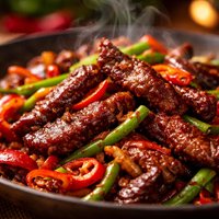 Szechwan Beef Stir Fry Us Family Style