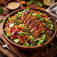 Szechwan Chicken Salad with Dressing