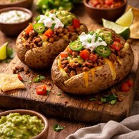 Taco Baked Potatoes