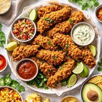 Taco Battered Fried Chicken