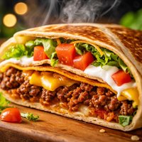 Taco Bell Style Crunch Wrap Supreme