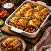 Taco Biscuit Bake