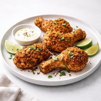 Taco Flavored Oven Fried Chicken