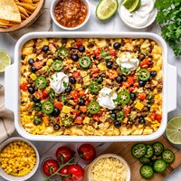 Taco Mashed Potato Casserole