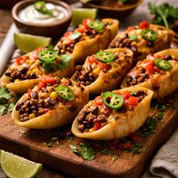 Taco Stuffed Pasta Shells