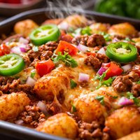 Taco Tater Tots Casserole