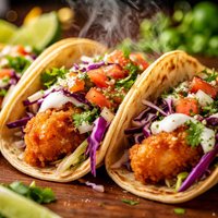 Tacos De Pescado Baja Style Fish Taco
