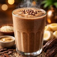 Tahini Carob Shake Gluten Dairy Free