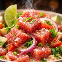 Tahitian Tuna Poisson Cru