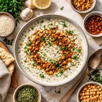 Tahnabour Hot Yogurt Soup