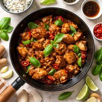 Taiwanese Style Three Cup Chicken