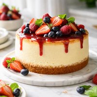 Tall and Creamy Cheesecake