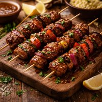 Tamarind Honey Lamb Kabobs