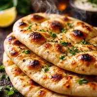 Tandoori Baked Flat Breads Naan