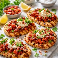Tandoori Naan Bruschetta