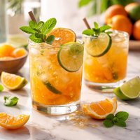 Tangerine Caipirinha