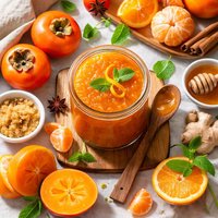 Tangerine Persimmon Sauce
