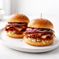 Tangy Barbecue Ham Sandwiches