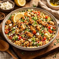 Tangy Chicken Couscous Salad