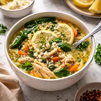 Tangy Greek Chicken Soup Crock Pot or Not