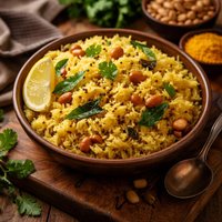 Tangy Lemon Rice with Peanuts