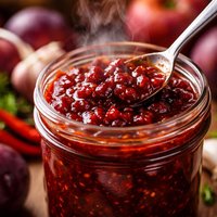Tangy Plum Sauce for Canning