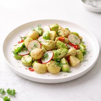 Tangy Potato Avocado Salad