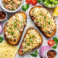 Tangy Tuna Melt with Swiss Cheese
