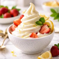Tangy Vanilla Frozen Yogurt
