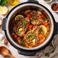 Tangy Veal Chops Pressure Cooker