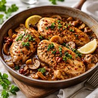 Tapas Chicken with Sherry Pechuga De Pollo Con Jerez